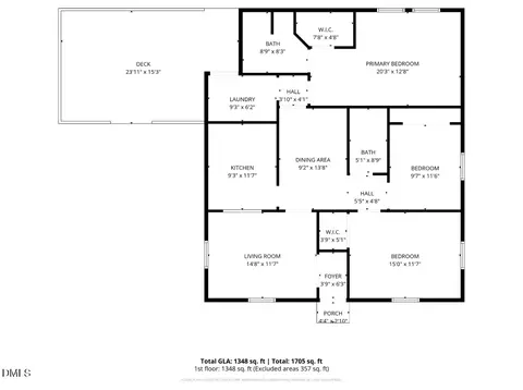 Floorplan - 5869 Deans St, Bailey, NC 27807 photo 1 of 2