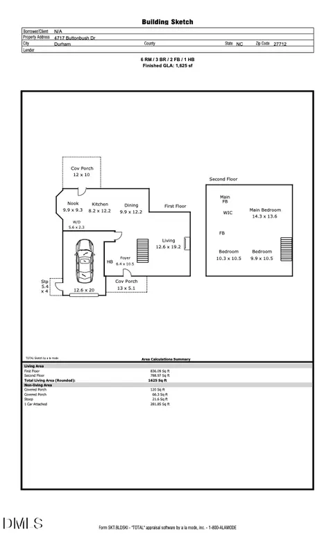 Floorplan - 4717 Buttonbush Dr, Durham, NC 27712 photo 1 of 1