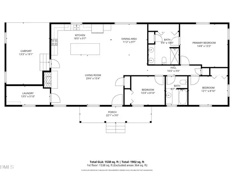 Floorplan - 3055 Autry Mill Rd, Godwin, NC 28344 photo 1 of 2
