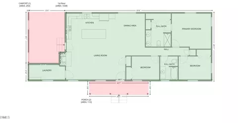 Floorplan - 3055 Autry Mill Rd, Godwin, NC 28344 photo 2 of 2