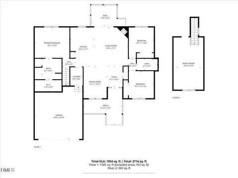Floorplan - 9380 Bear Run Ln, Middlesex, NC 27557 photo 1 of 1
