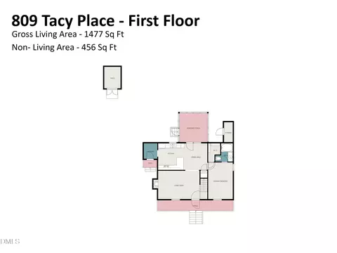 Floorplan - 809 Tacy Pl, Wake Forest, NC 27587 photo 2 of 3