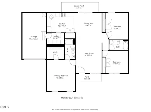 Floorplan - 146 Cider Ct, Benson, NC 27504 photo 1 of 2
