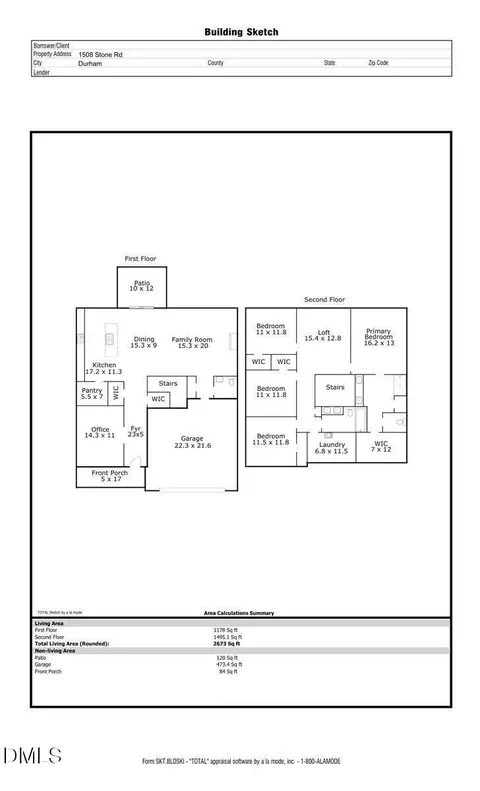 Floorplan - 1508 Stone Rd, Durham, NC 27703 photo 1 of 1