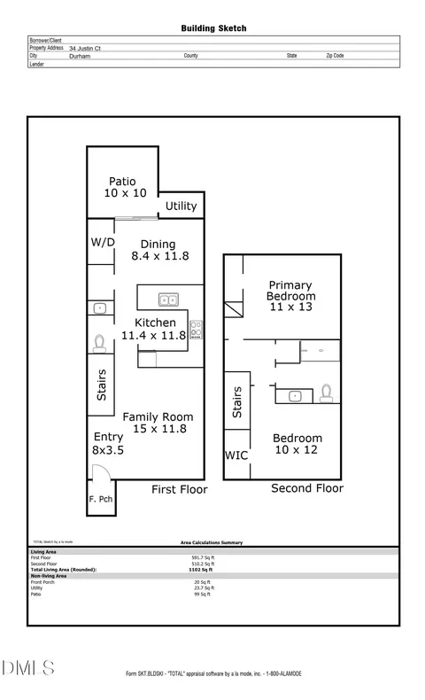Floorplan - 34 Justin Ct, Durham, NC 27705 photo 1 of 1