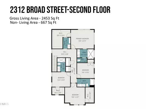 Floorplan - 2312 Broad St, Durham, NC 27704 photo 2 of 2