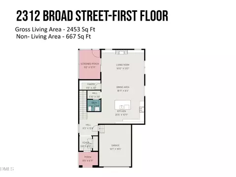 Floorplan - 2312 Broad St, Durham, NC 27704 photo 1 of 2