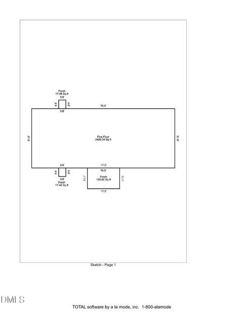 Floorplan - 2201 Trent Cir, Deep Run, NC 28525 photo 1 of 1