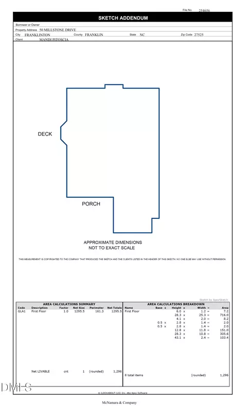 Floorplan - 92 Dandy Flush Ct, Garner, NC 27529 photo 2 of 2