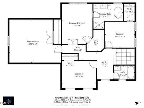 Floorplan - 27 Duchess Ct, Angier, NC 27501 photo 3 of 6