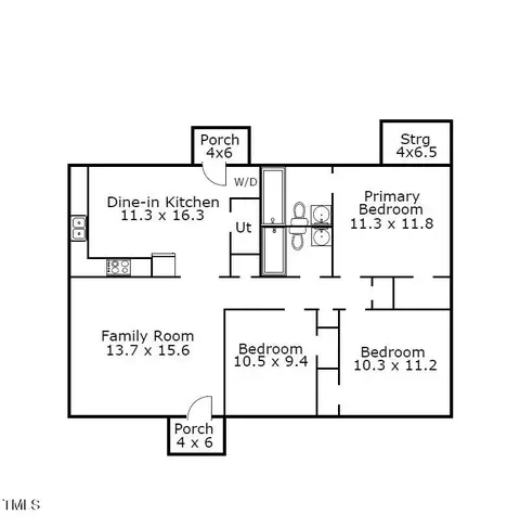 Floorplan - 507 Forest Ridge Rd, Garner, NC 27529 photo 1 of 1
