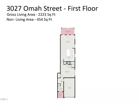 Floorplan - 3027 Omah St #B, Durham, NC 27705 photo 2 of 3