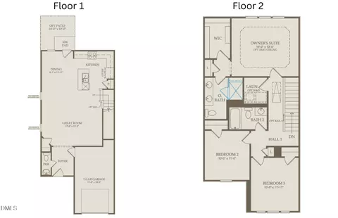 Floorplan - 1952 Dapple Dr, Willow Springs, NC 27592 photo 1 of 1