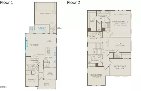 Floorplan - 2928 Denson Rd, Willow Springs, NC 27592 photo 1 of 1