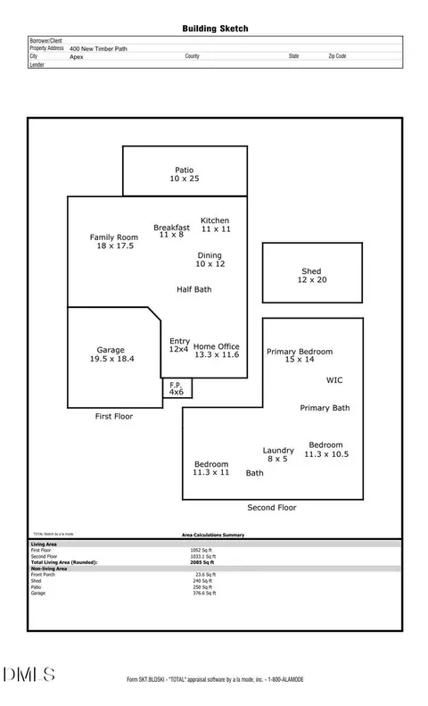 Floorplan - 400 New Timber Path, Apex, NC 27502 photo 1 of 1