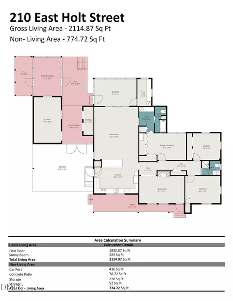 Floorplan - 210 E Holt St, Smithfield, NC 27577 photo 1 of 1