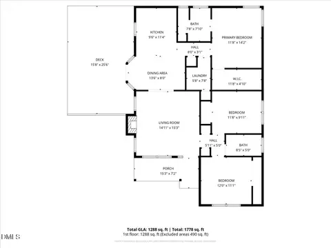 Floorplan - 214 Orkney Rd, Stem, NC 27581 photo 1 of 1