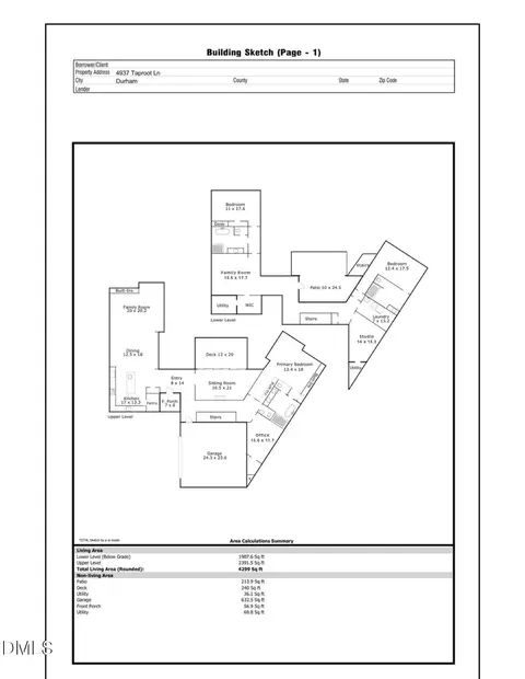 Floorplan - 4937 Taproot Ln, Durham, NC 27705 photo 1 of 1