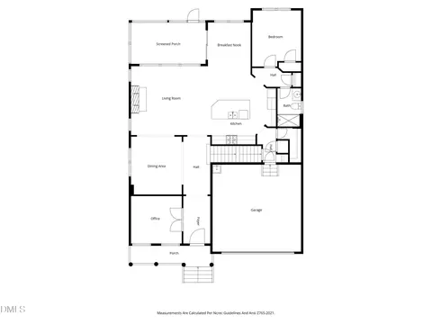 Floorplan - 1639 Padstone Dr, Apex, NC 27502 photo 2 of 4