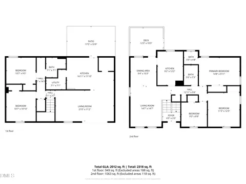Floorplan - 206 November St, Garner, NC 27529 photo 1 of 1