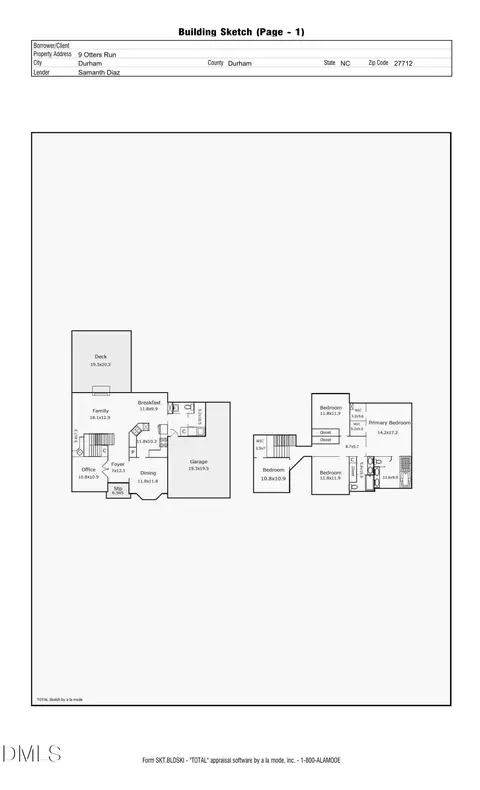 Floorplan - 9 Otters Run, Durham, NC 27712 photo 2 of 2