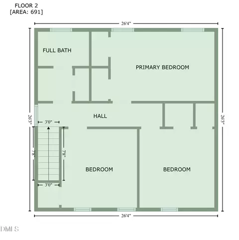 Floorplan - 7 Hannah Ct, Durham, NC 27713 photo 2 of 2