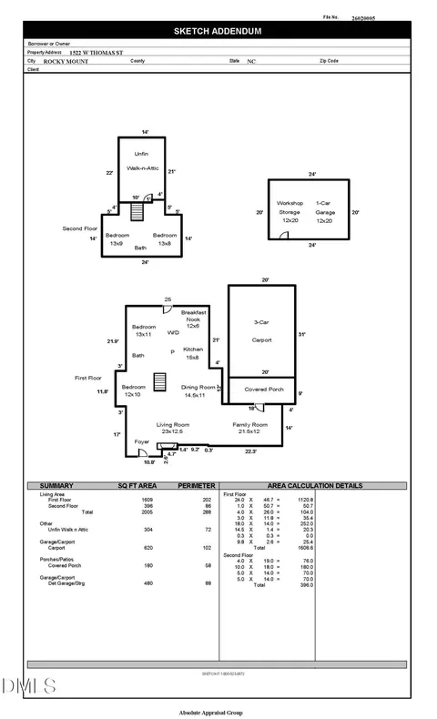 1522 W Thomas St W, Rocky Mount, NC 27804