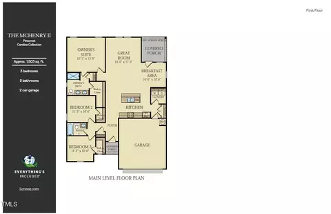 Floorplan - 197 Digging Time Ave, Princeton, NC 27569 photo 1 of 1