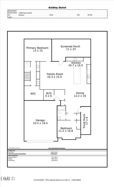 Floorplan - 1208 Farm Leaf Dr, Durham, NC 27703 photo 1 of 2
