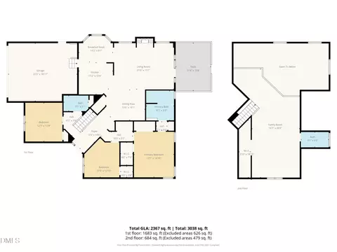 Floorplan - 124 Braid Ct, Raleigh, NC 27603 photo 2 of 2
