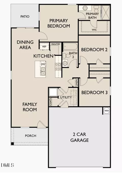 Floorplan - 7332 Beechcraft Ln, Spring Hope, NC 27882 photo 1 of 1