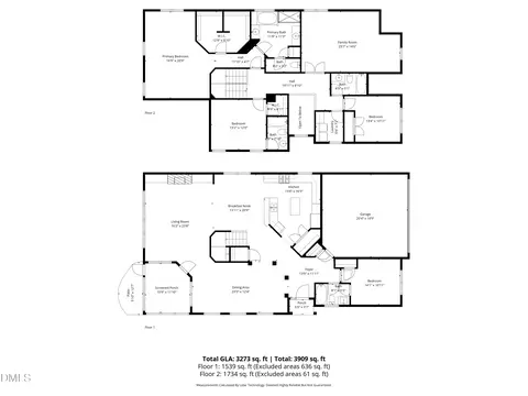 Floorplan - 715 Windy Peak Loop, Cary, NC 27519 photo 3 of 3