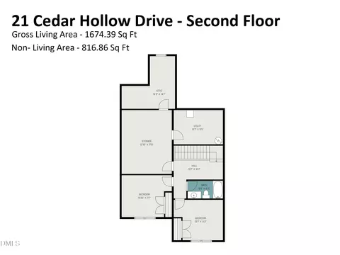 Floorplan - 21 Cedar Hollow Dr, Garner, NC 27529 photo 2 of 2