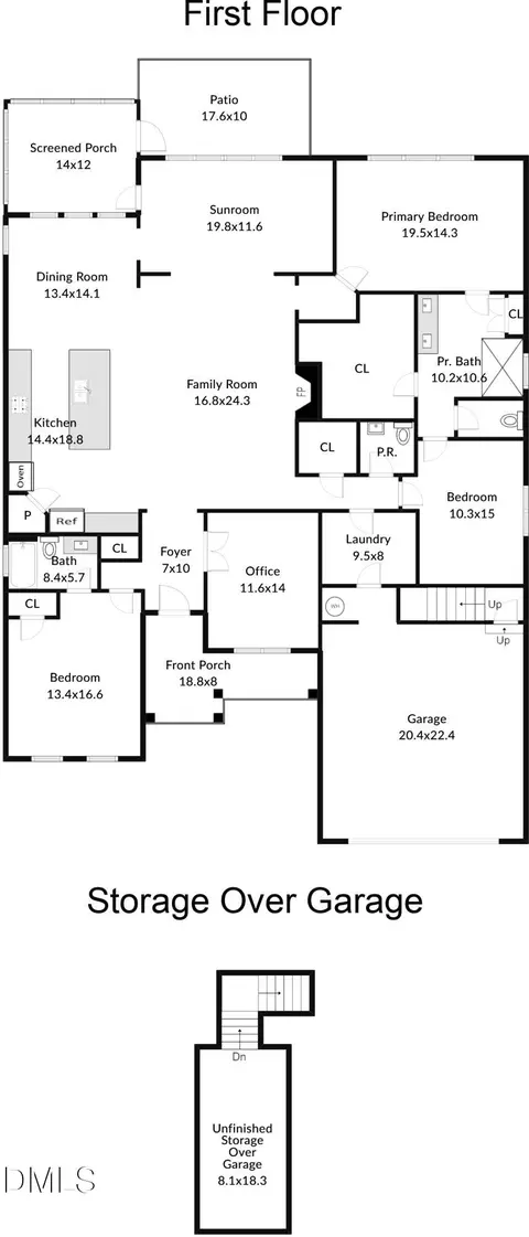 Floorplan - 325 Ibis Ln, Durham, NC 27703 photo 1 of 1