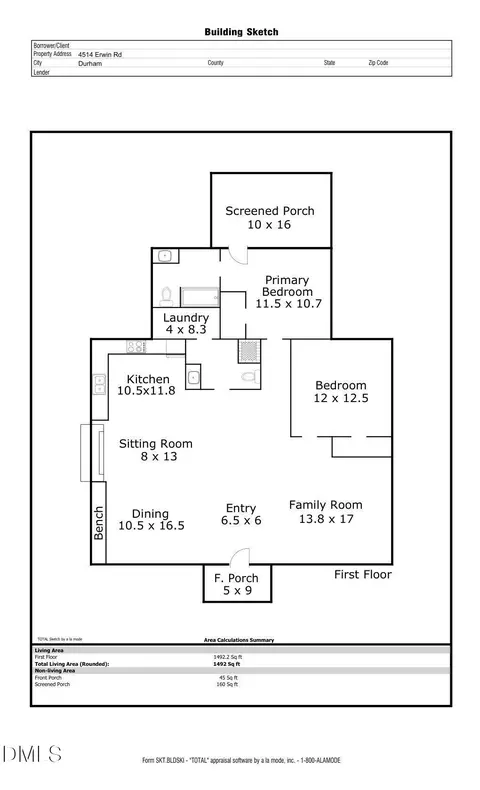 Floorplan - 4514 Erwin Rd, Durham, NC 27705 photo 1 of 1