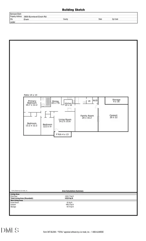 Floorplan - 3859 Bunnlevel Erwin Rd, Erwin, NC 28339 photo 1 of 1