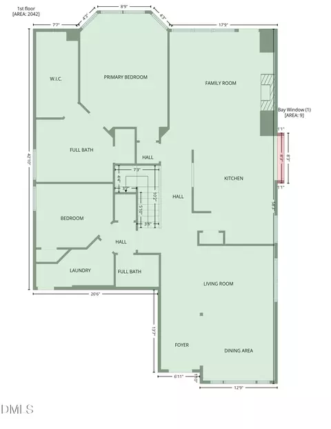Floorplan - 4803 Marena Pl, Durham, NC 27707 photo 2 of 3
