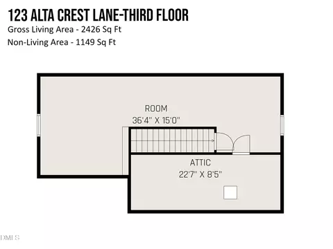 Floorplan - 123 Alta Crest Ln, Garner, NC 27529 photo 3 of 4