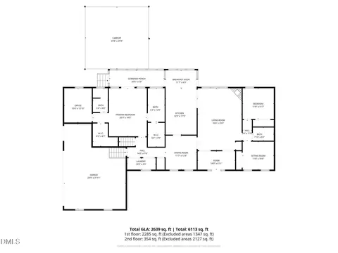 Floorplan - 2185 Old Us 64, Spring Hope, NC 27882 photo 1 of 2
