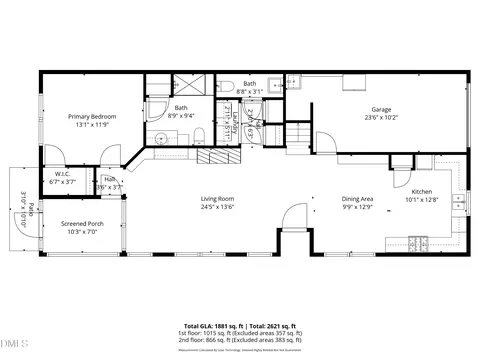 Floorplan - 112 Salmon River Dr, Durham, NC 27705 photo 2 of 3