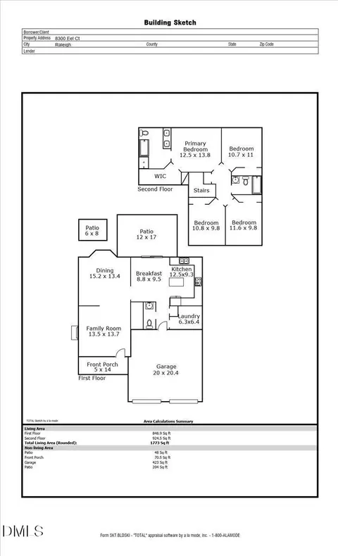 Floorplan - 8300 Eel Ct, Raleigh, NC 27616 photo 1 of 1