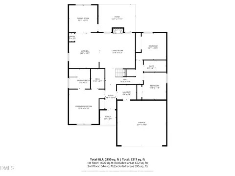 Floorplan - 157 Ramsgate Dr, Clayton, NC 27520 photo 1 of 3