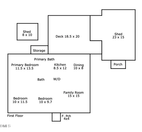 Floorplan - 5602 Loyal, Durham, NC 27713 photo 1 of 2