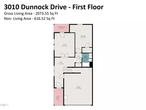 Floorplan - 3010 Dunnock Dr, Durham, NC 27713 photo 1 of 4