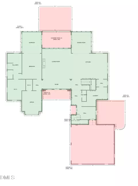 Floorplan - 976 Estate Rd, Semora, NC 27343 photo 3 of 10