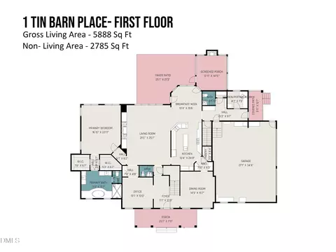 Floorplan - 1 Tin Barn Pl, Durham, NC 27705 photo 1 of 7