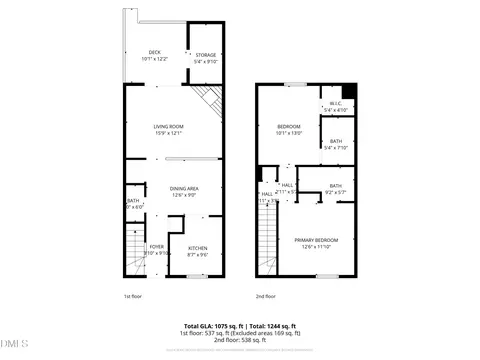 Floorplan - 106 Assembly Ct, Cary, NC 27511 photo 2 of 2