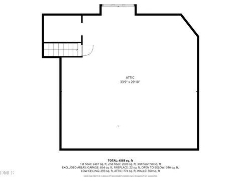 Floorplan - 3604 Nightfall Ct, Raleigh, NC 27607 photo 4 of 8