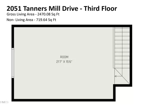 Floorplan - 2051 Tanners Mill Dr, Durham, NC 27703 photo 10 of 10