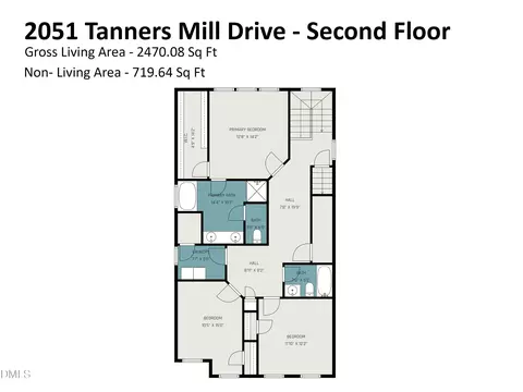 Floorplan - 2051 Tanners Mill Dr, Durham, NC 27703 photo 9 of 10